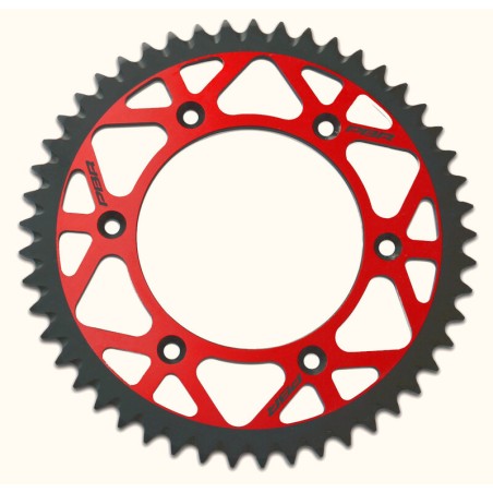 Couronne PBR Twin Color aluminium ultra-light anti-boue anodisé dur 289 - 520