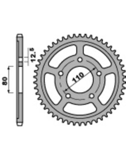 Couronne PBR acier C45 standard 336 - 630