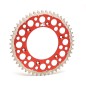 Couronne RENTHAL Twinring aluminium Ultra-Light anti-boue anodisé dur HA - 520 Couronne RENTHAL Twinring aluminium Ultra-Light anti-boue anodisé dur HA - 520