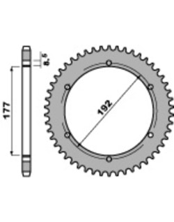 Couronne PBR acier C45 standard 223 - 520