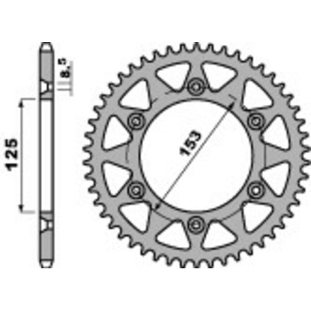 Couronne PBR aluminium Ultra-Light 289 - 520