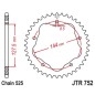 Couronne JT SPROCKETS aluminium 752 - 525