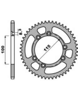 Couronne PBR acier standard 4370 - 428
