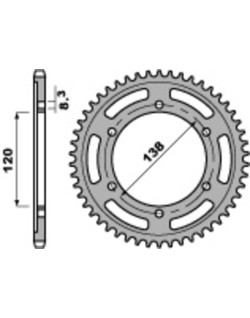 Couronne PBR acier C45 standard 253 - 525