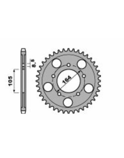 Couronne PBR acier C45 standard 4557 - 525