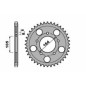 Couronne PBR acier C45 standard 4557 - 525 Couronne PBR acier C45 standard 4557 - 525