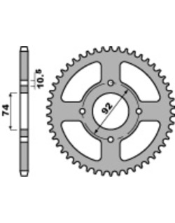 Couronne PBR acier standard 848 - 530