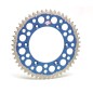 Couronne RENTHAL Twinring aluminium Ultra-Light anti-boue anodisé dur 1500 - 520 Couronne RENTHAL Twinring aluminium Ultra-Light anti-boue anodisé dur 1500 - 520