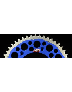 Couronne RENTHAL Twinring aluminium Ultra-Light anti-boue anodisé dur 1500 - 520