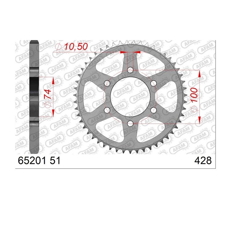 Couronne AFAM acier 65201 - 428
