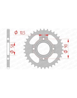 Couronne AFAM acier standard 10214 - 520