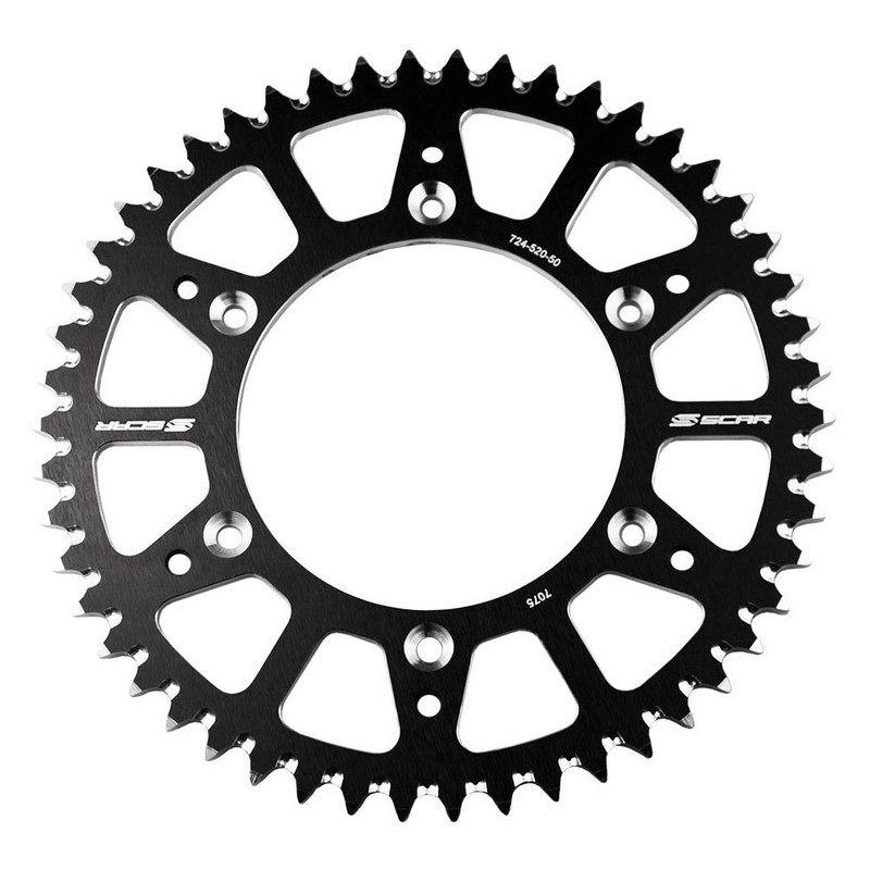 Couronne SCAR aluminium ultra-light anti-boue SRS520 - 428 Couronne SCAR aluminium ultra-light anti-boue SRS520 - 428