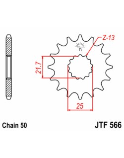 Pignon JT SPROCKETS acier standard 566 - 530