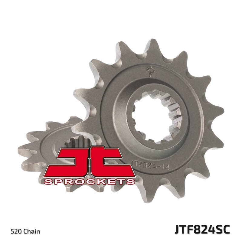 Pignon JT SPROCKETS acier anti-boue 824 - 520 Pignon JT SPROCKETS acier anti-boue 824 - 520