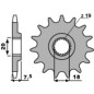 Pignon PBR acier standard 340 - 520 Pignon PBR acier standard 340 - 520