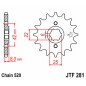 Pignon JT SPROCKETS acier standard 281 - 520 Pignon JT SPROCKETS acier standard 281 - 520