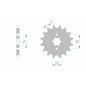 Pignon AFAM acier standard 24200 - 428 Pignon AFAM acier standard 24200 - 428