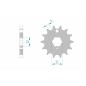 Pignon AFAM acier standard 24401 - 530 Pignon AFAM acier standard 24401 - 530