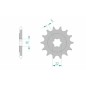Pignon AFAM acier standard 24201 - 520 Pignon AFAM acier standard 24201 - 520
