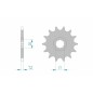 Pignon AFAM acier standard 73202 - 520 Pignon AFAM acier standard 73202 - 520