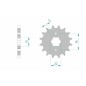 Pignon AFAM acier standard 21305 - 428 Pignon AFAM acier standard 21305 - 428