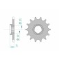 Pignon AFAM acier standard 24510 - 520 Pignon AFAM acier standard 24510 - 520