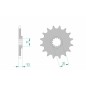 Pignon AFAM acier standard 94120 - 420 Pignon AFAM acier standard 94120 - 420