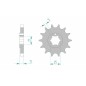 Pignon AFAM acier standard 24400 - 530 Pignon AFAM acier standard 24400 - 530