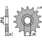 Pignon PBR acier standard 2168 - 520 Pignon PBR acier standard 2168 - 520