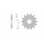 Pignon AFAM acier standard 22404 - 525 Pignon AFAM acier standard 22404 - 525