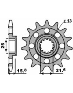 Pignon PBR acier standard 2093M - 520