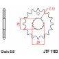 Pignon JT SPROCKETS acier standard 1183 - 525 Pignon JT SPROCKETS acier standard 1183 - 525