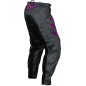 Pantalon enfant FLY RACING F-16 - gris/anthracite/rose