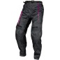 Pantalon enfant FLY RACING F-16 - gris/anthracite/rose