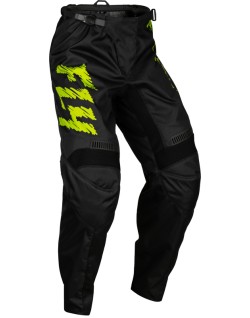 Pantalon enfant FLY RACING F-16 - noir/Neon Green/gris clair