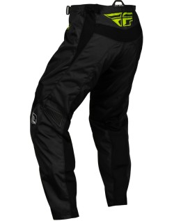 Pantalon enfant FLY RACING F-16 - noir/Neon Green/gris clair