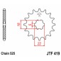 Pignon JT SPROCKETS acier standard 419 - 525 Pignon JT SPROCKETS acier standard 419 - 525