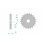 Pignon AFAM acier standard 94802 - 530 Pignon AFAM acier standard 94802 - 530