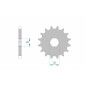 Pignon AFAM acier standard 22200 - 428 Pignon AFAM acier standard 22200 - 428