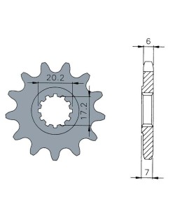 Pignon TECNIUM acier standard 1120 - 420