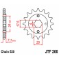 Pignon JT SPROCKETS acier standard 266 - 520 Pignon JT SPROCKETS acier standard 266 - 520
