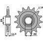 Pignon PBR acier standard 2207 - 520 Pignon PBR acier standard 2207 - 520