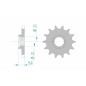 Pignon AFAM acier standard 24508 - 525 Pignon AFAM acier standard 24508 - 525