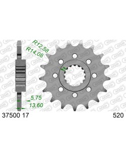 Pignon AFAM acier standard 37500-520