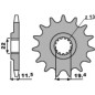 Pignon PBR acier standard 4101 - 428 Pignon PBR acier standard 4101 - 428
