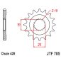 Pignon JT SPROCKETS acier standard 785 - 428 Pignon JT SPROCKETS acier standard 785 - 428