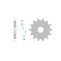 Pignon AFAM acier standard 22403 - 530 Pignon AFAM acier standard 22403 - 530