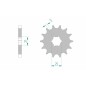 Pignon AFAM acier standard 30301 - 530 Pignon AFAM acier standard 30301 - 530