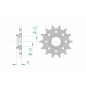 Pignon AFAM acier standard 24509 - 520 Pignon AFAM acier standard 24509 - 520