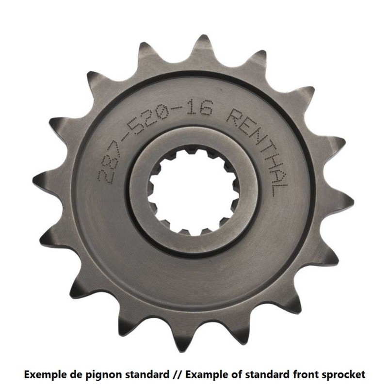 Pignon RENTHAL acier standard 429 - 520 Pignon RENTHAL acier standard 429 - 520